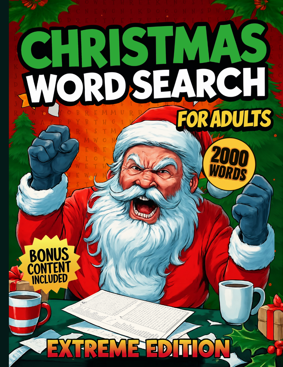Christmas Word Search for Adults : Extreme Edition