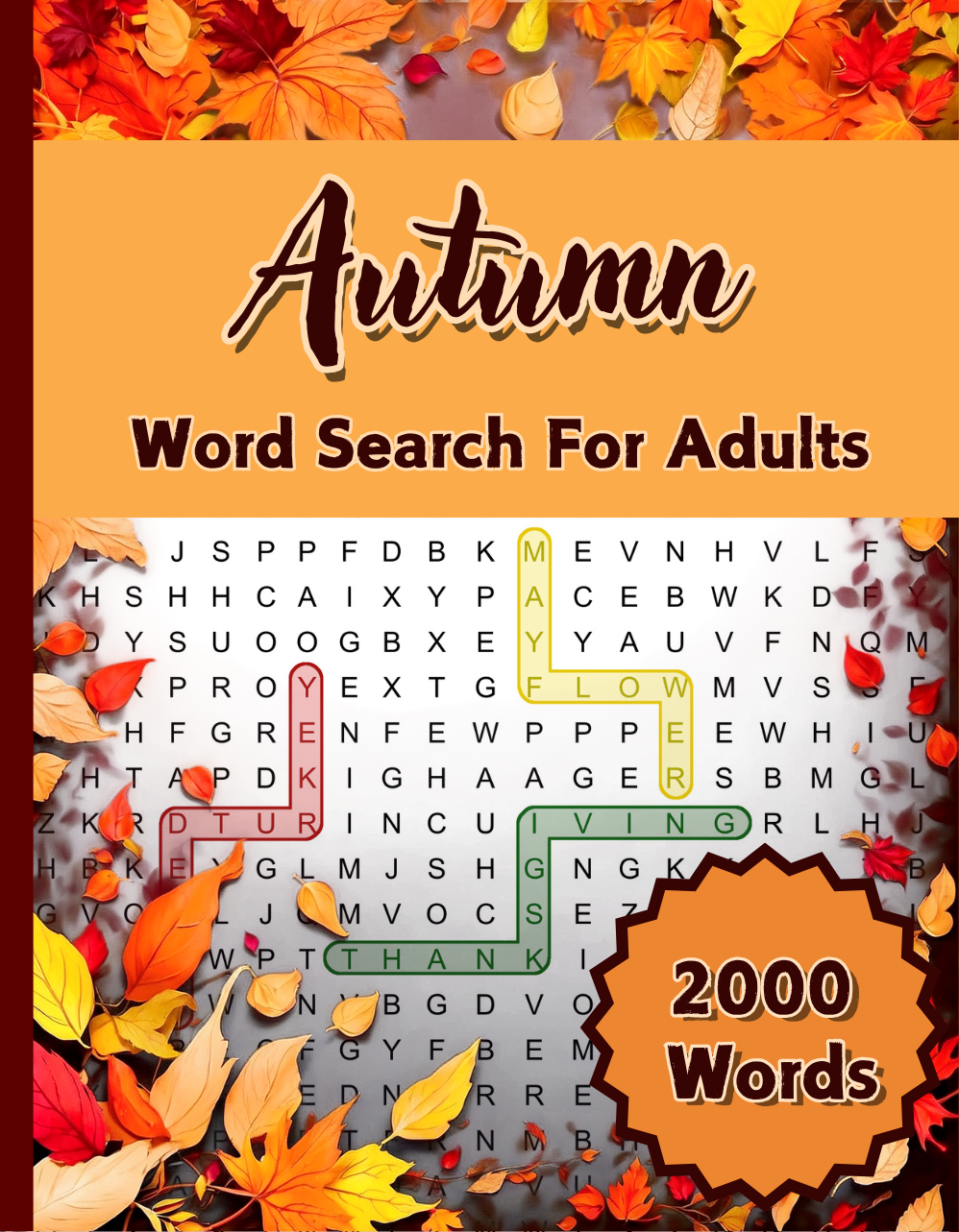 Autumn Word Search for Adults